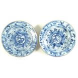 Pair of Chinese plates