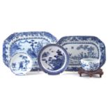 Collection of Chinese blue and white export ware