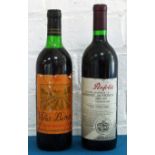 2 Bottles Mixed Lot Penfolds Bin 707 and Gran Reserva Rioja