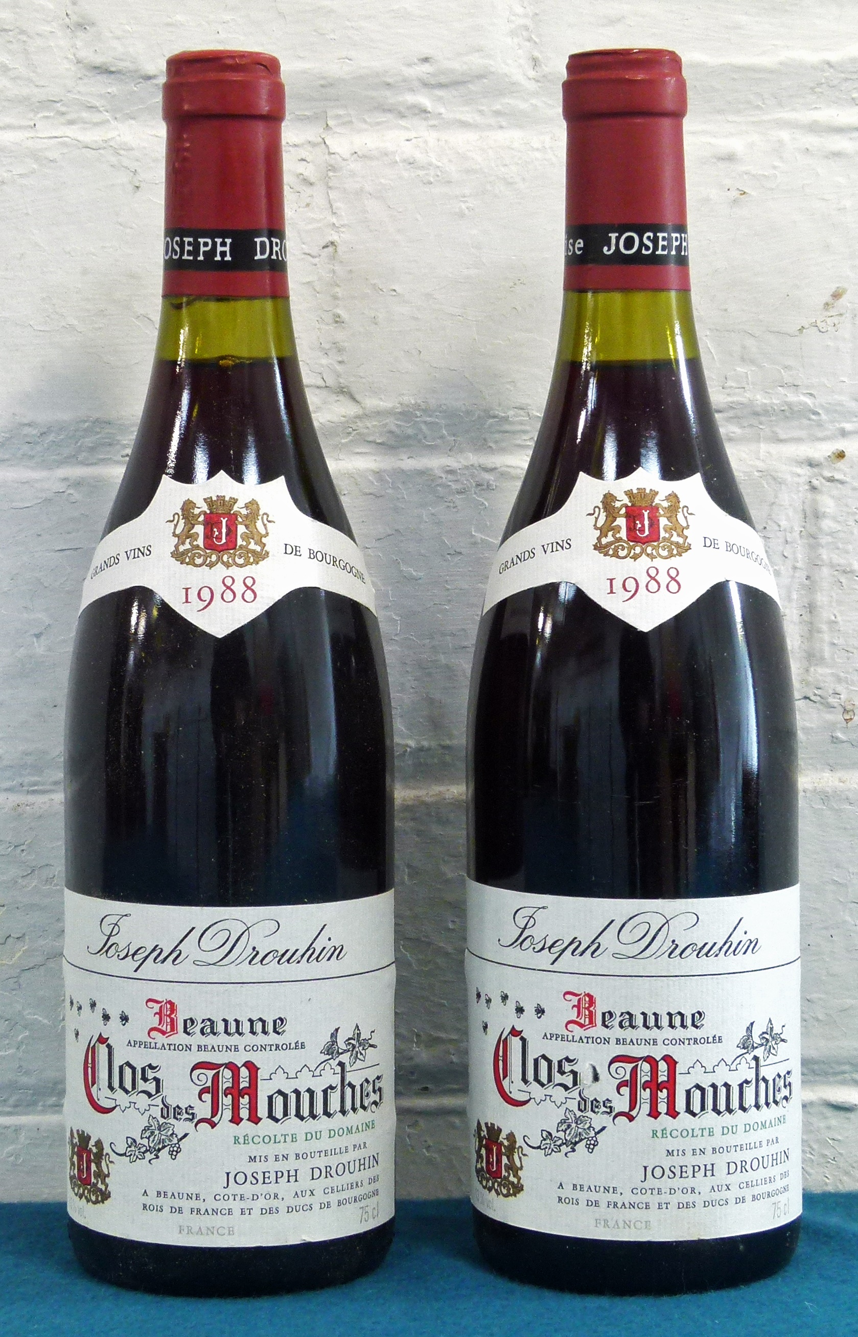 2 Bottles Beaune Premier Cru Clos des Mouches Domaine Joseph Drouhin