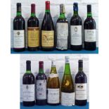 11 Bottles Mixed Lot Mature Worldwide Wines