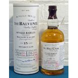 1 Litre bottle ‘The Balvenie’ Single Barrel 15 Year Old