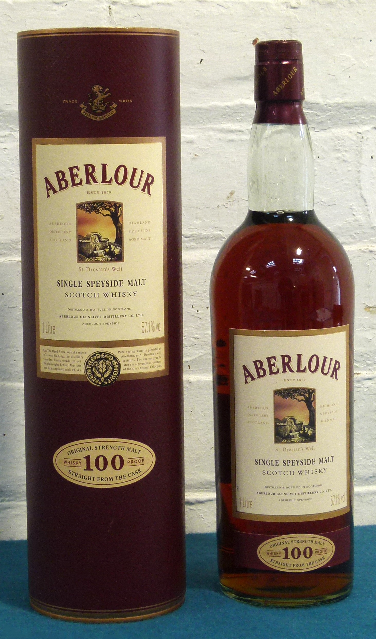 1 Litre bottle Aberlour “100” Cask Strength