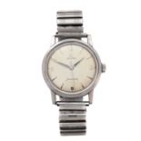 A 1960s stainless steel Omega Seamaster watch,