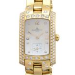 An 18ct gold diamond Baume & Mercier 'Hampton Classic' watch,