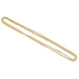 A 9ct gold chain necklace,