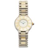 A ladies Must de Cartier quartz watch,