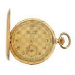 An 18ct gold Longchamp full hunter pocket watch,