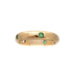 An 18ct gold emerald 'Stella' ring by Cartier,