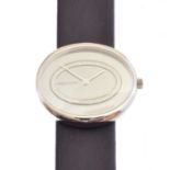 A Georg Jensen Vivianna Oval watch,