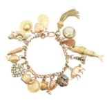 A charm bracelet,