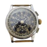 A 1940s Breitling Telemetre Chronograph watch,