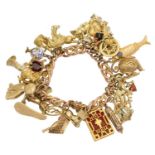 A charm bracelet,