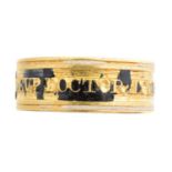 A George III mourning ring,
