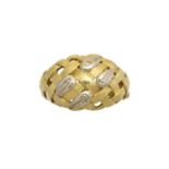 A diamond bombe ring,