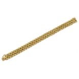 A 1960s 18ct gold bracelet,