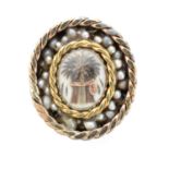 A Victorian memorial ring,