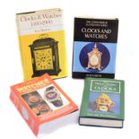 A large selection of books on watches and clocks