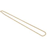 A 9ct gold chain necklace,