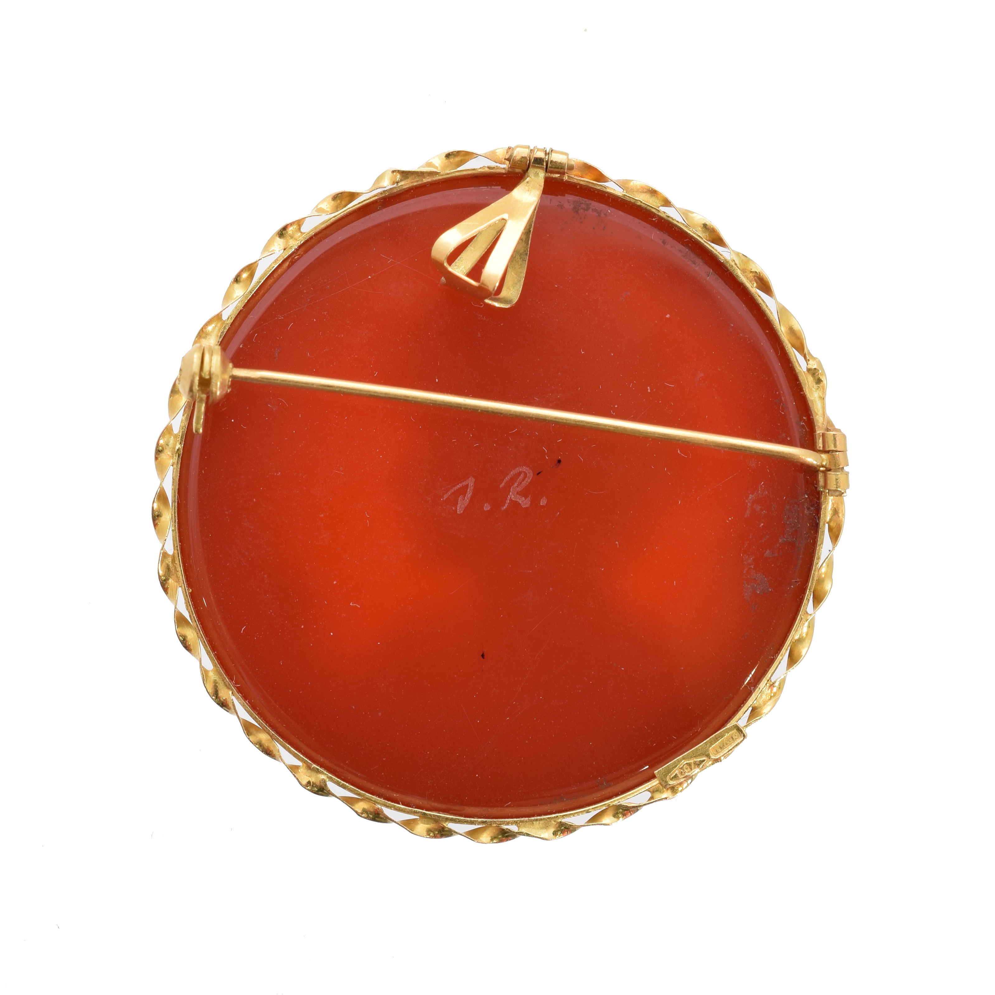 A cameo brooch, - Image 2 of 2