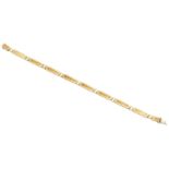 A 9ct gold bracelet,