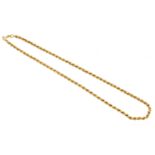 A 9ct gold chain necklace,