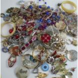 A collection of assorted costume jewellery
