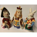 Three Candle Crown Collections Alice in Wonderland candle snuffers, one afCondition Report: Queen