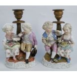 A collection of 19th century and later English and Continental ceramics, to include a figure of a