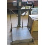 A set of Pooley & Son Ltd platform scales, type 1128