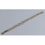 A 9 carat gold bracelet, 11g gross