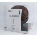 Tottenham Hotspur, a signed Legends leather retro style football, together with authentication
