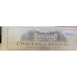 A case of 12 bottles of Chateau Reignac 2000