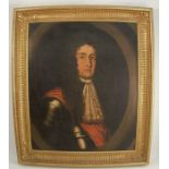 An 18th century English school, circa 1720, oil on canvas, Sir Richard Astley Bart., portrait of a