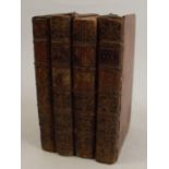 Don Quixote, four volumes, History of the Renowned de la Mancha, translated from the Spanish