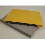 David Hockney, Hockney's Alphabet, signed copy, published by Faber 1991