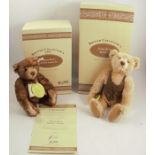 A limited edition Steiff bear, with British Collector's 1995 label, Brown Tipped 35, together with