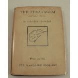 Aleister Crowley, The Stratagem, published by Mandrake 1929