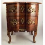 A late 18th century / early 19th century Dutch walnut small chest of drawers, stamped Frank Giles,