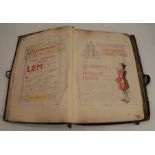 Duckwork & Co, an original manuscript advertising copy book, with original text and artwork,