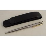 A Mont Blanc Noblesse propelling pencil, in a leather case