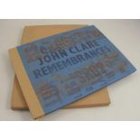 John Clare, Remembrances, limited edition 13/25, published by Tern Press 2003