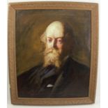 Robert Ponsonby Staples, oil on canvas, portrait of a bearded gentleman, 24ins x 19.5ins