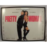 A Pretty Woman film poster, 29.5ins x 39ins