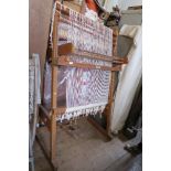 A DRYAD OF LEICESTER, LOOM TOGETHER WITH ANOTHER LOOM , WITH STAMP 'MADE BY G AND J MAXWELL,