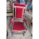 AN AMERICAN STYLE ROCKING CHAIR