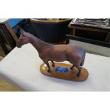 A BESWICK CONNOISSEUR MODEL OF ARKLE, CHAMPION STEEPLE CHASER, HEIGHT 12INS X LENGTH 12.5INS