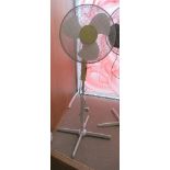 A free standing electric fan