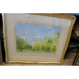 A SIGNED RUSSELL FLINT PRINT, MAX 24INS X 29.5INS