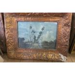 2 19TH CENTURY STYLE PRINTS, THE HAYWAIN AND ANOTHER, MAX DIMENSIONS 24INS X 28.5INS
